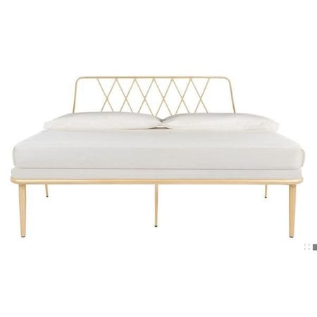 Safavieh Gatsby Queen Bed, Gold BED6200A-Q